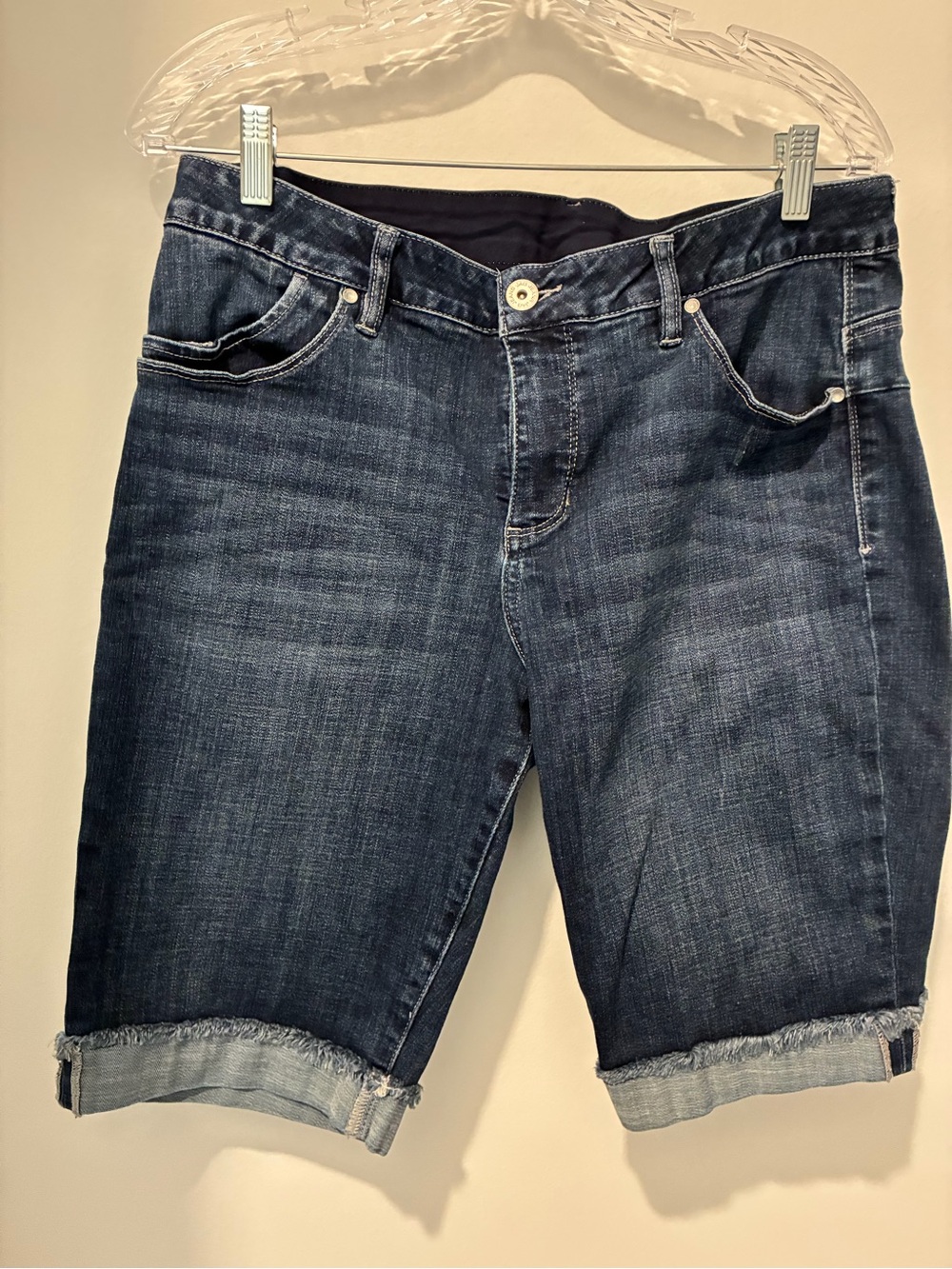 JAG Dark Wash Denim Bermuda Shorts - Women's